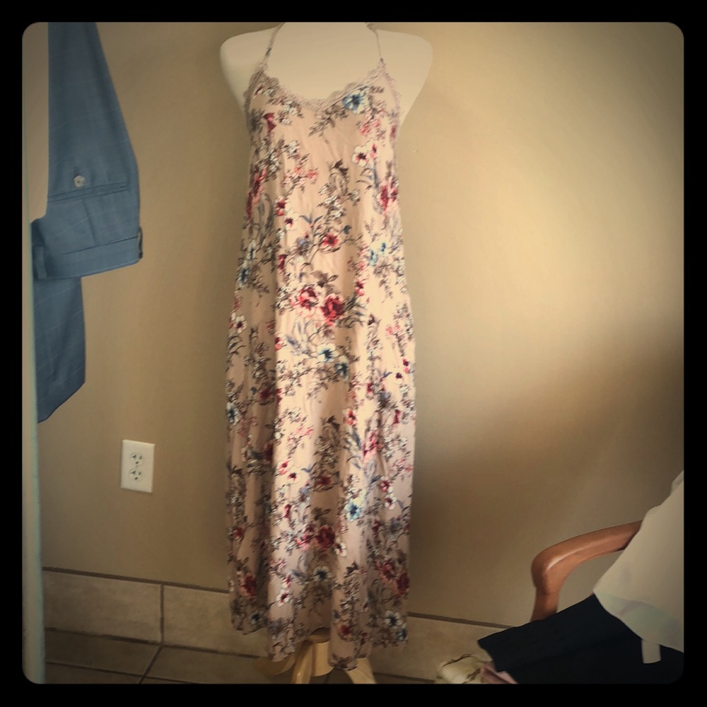 A large B-L-O-G collective maxi dress.